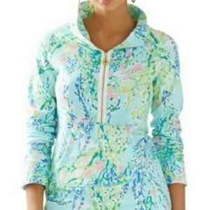 Lilly Pulitzer Sky Blue Heaven Skipper Popover size XS